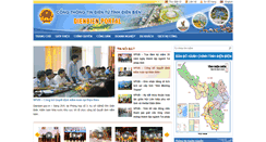 Desktop Screenshot of dienbien.gov.vn