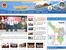 Tablet Screenshot of dienbien.gov.vn